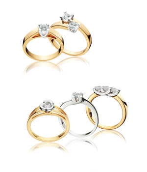 Les bagues de fiançailles et bagues diamants Fair'Belle / Pfertzel