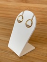 Boucles d'oreilles 9 carats et zircons 9OS6230