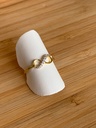 Bague Infini en 9 carats et zircon 9BA2010