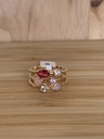 Bague multi-rangs et multi-couleurs