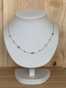 Collier en argent avec pierres de lunes