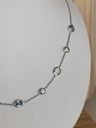 Collier en argent avec pierres de lunes