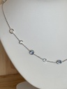 Collier en argent avec pierres de lunes