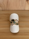 Bague multi-rangs et multi-couleurs