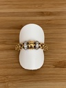 Bague extensible FOPE Flex'It Soli en or 18 cts et diamants AN627 BBRM